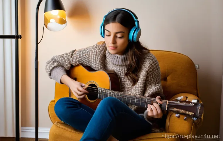 연주가 경력 인증을 위한 포트폴리오 작성법 - **A dynamic and charismatic male musician in his late 20s, performing live on a well-lit stage. He i...