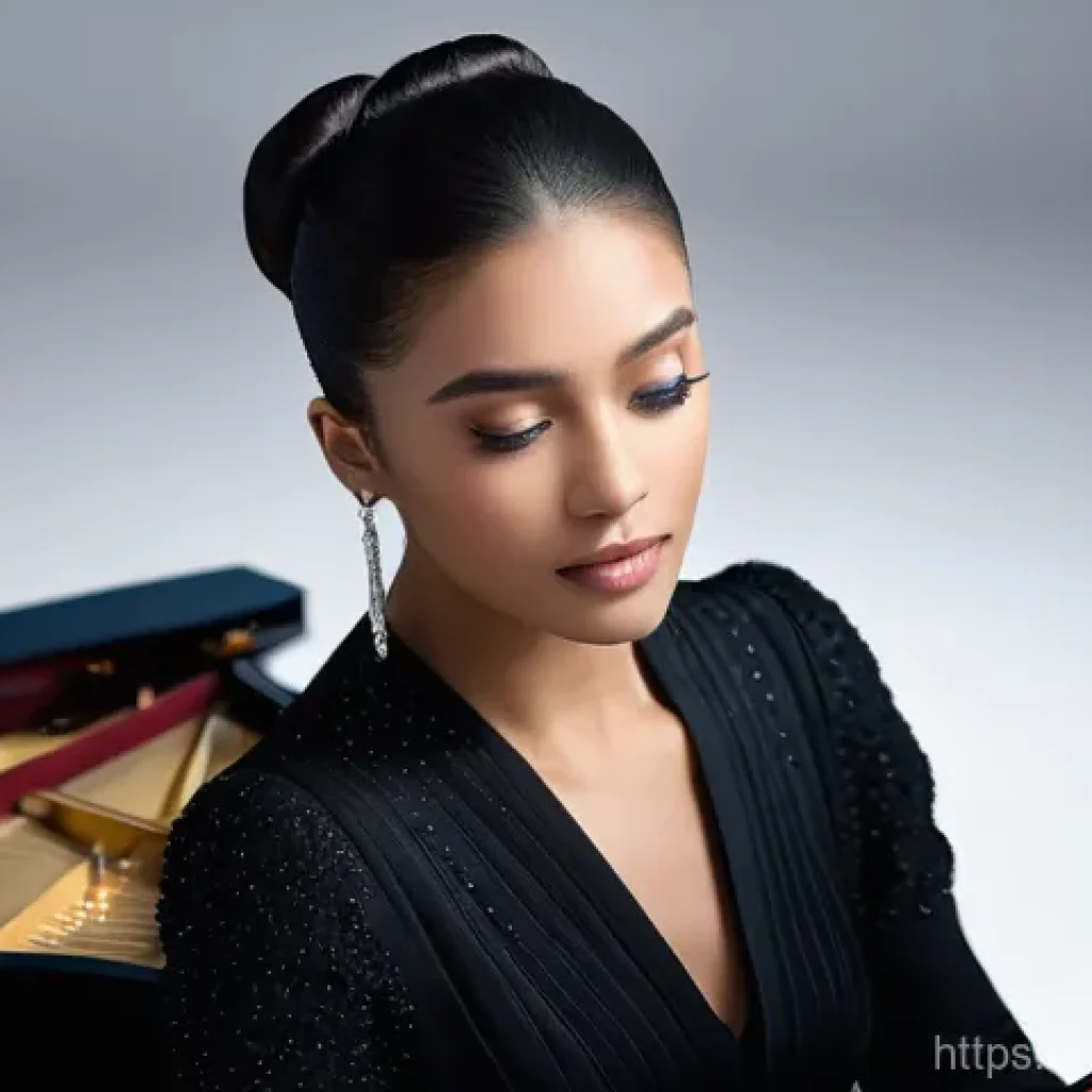 연주가 실기 시험 시 주요 채점 기준 - **Prompt 1: Technical Mastery and Intense Focus**
    A hyper-realistic, high-definition image captu...