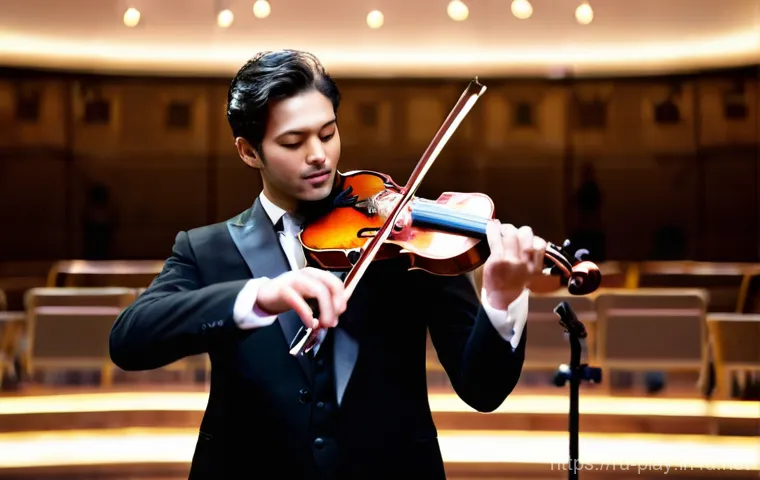 연주가 실기 시험 시 주요 채점 기준 - **Prompt 1: Technical Mastery and Intense Focus**
    A hyper-realistic, high-definition image captu...