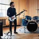 연주가 실기 연습실 선택 요령 - **Prompt 1: The Ideal Rehearsal Space**
    "A vibrant, modern rehearsal studio bustling with a dive...